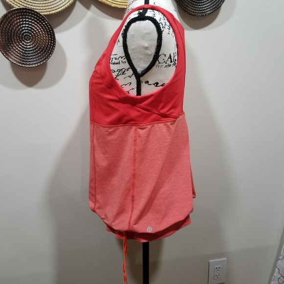 LULULEMON Tank Top Racerback Orange Red Color, SIZE L. - Picture 14 of 16